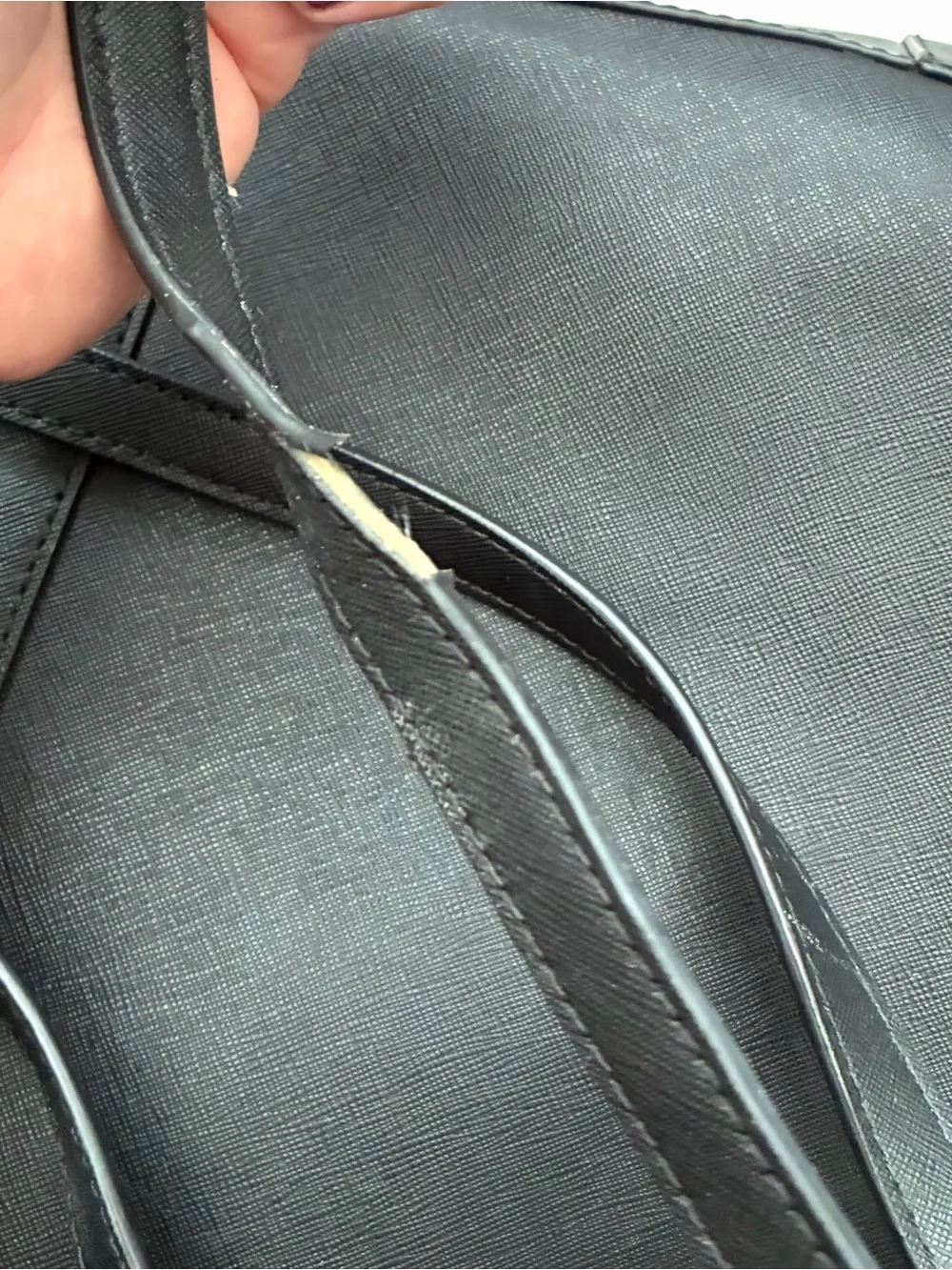 Michael Kors Black Backpack with Gold Hardware